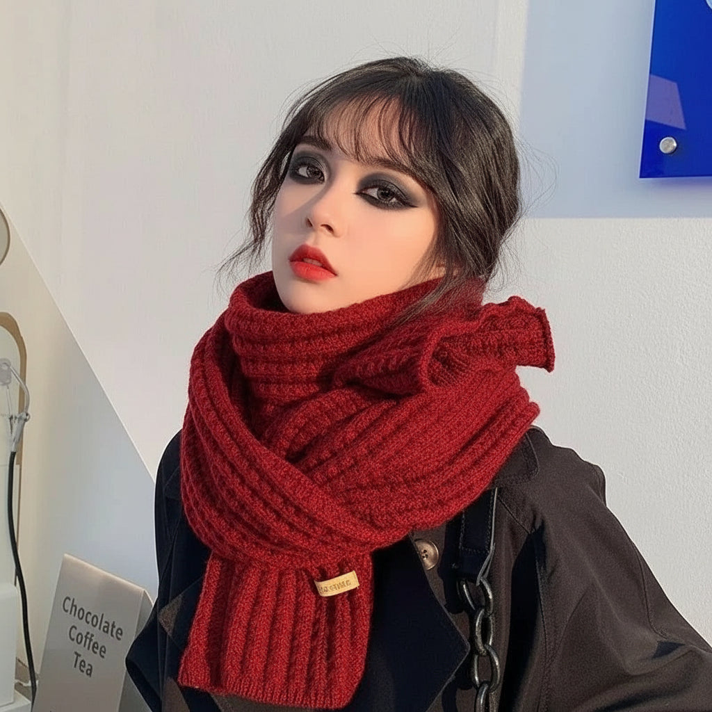 Écharpe Tricotée Thermique Hiver | MDN Store