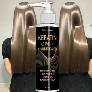 Après-Shampooing Kératine Hydratant Anti-Frisottis Démêlant Tous Types Cheveux 150g | MDN Store 25