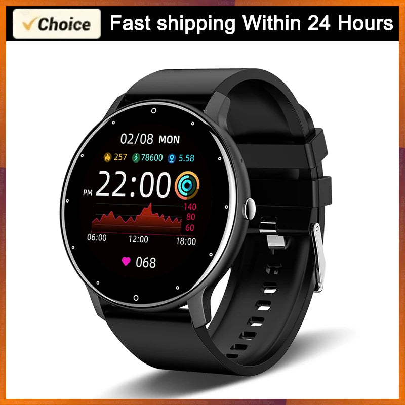 Montre Connectée Femme Homme LIGE Étanche - Bracelet Sport Météo Android iOS | MDN