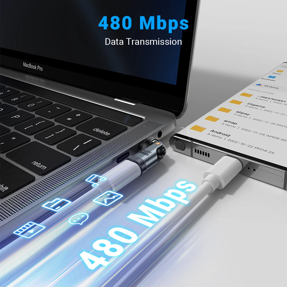 aufu-pd240w-usb-c-a-type-c-otg-adaptateur-540-rota - MDN Store 25