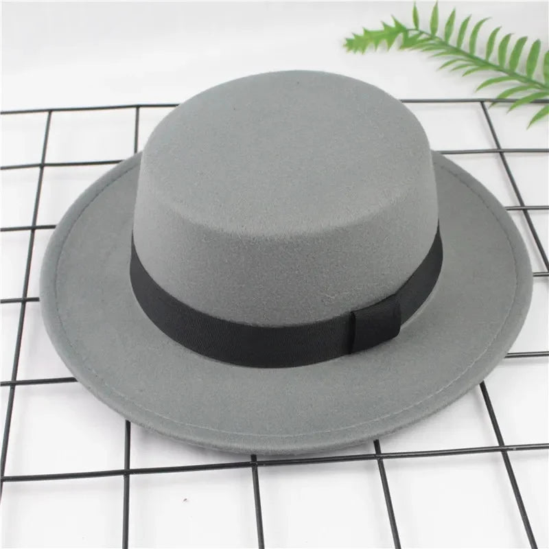 Chapeau Plat Vintage Laine Britannique | MDN Store