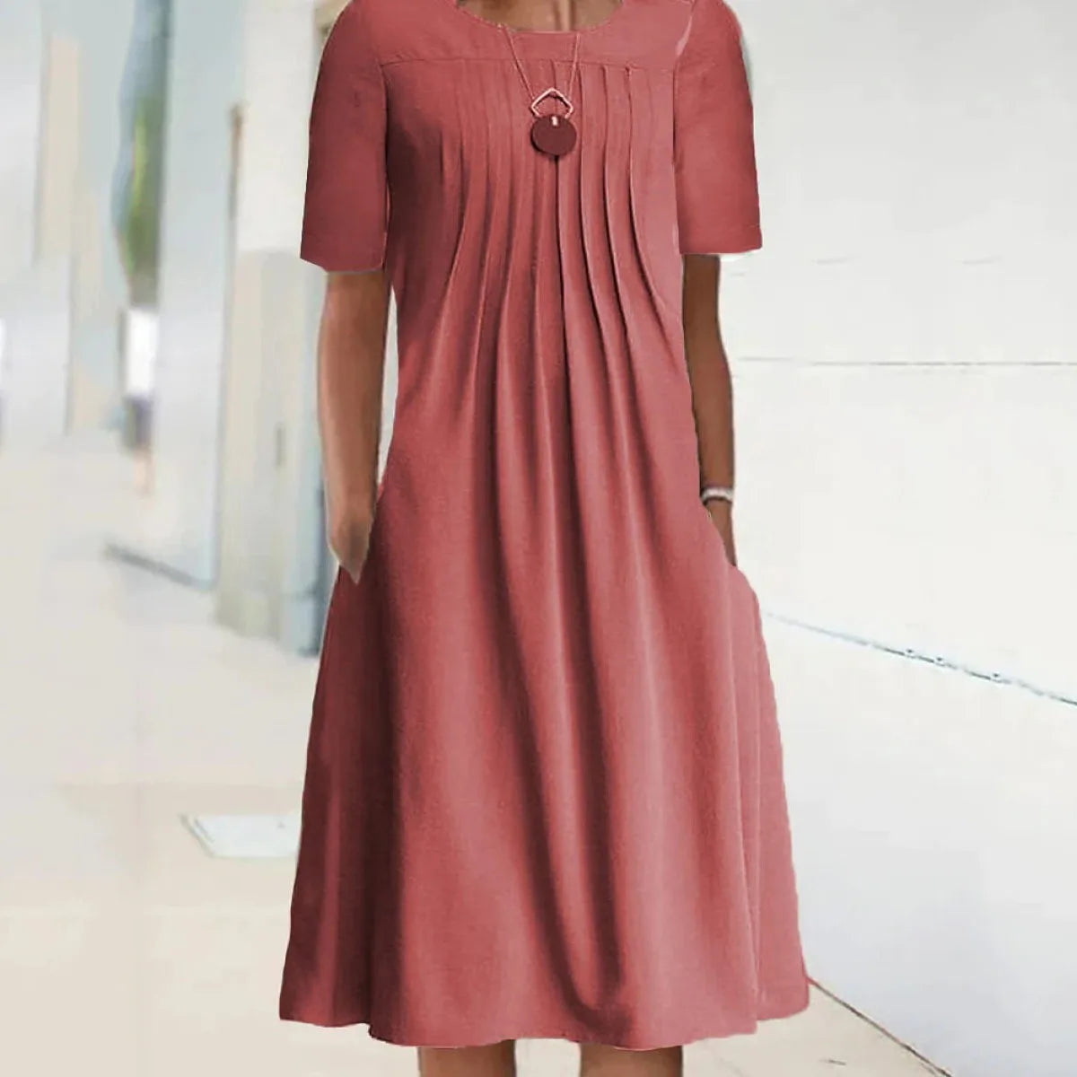 Robe Longue Femme Bohème Fleurie Volants Poches Été | MDN Store