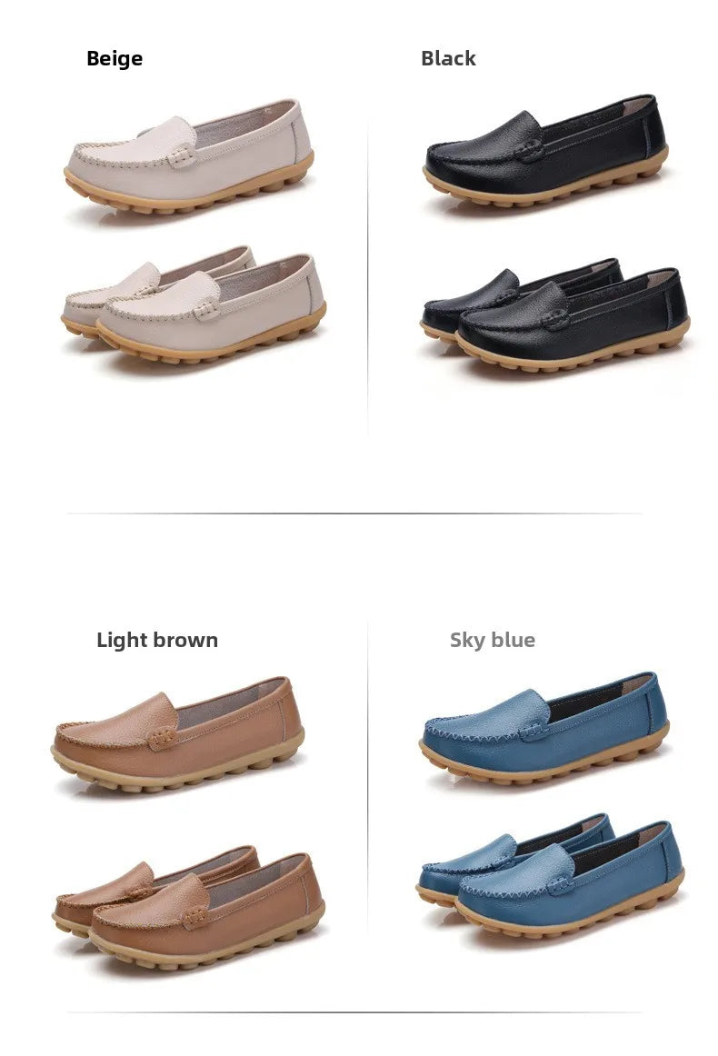Chaussures Cuir Confort Slip-On Respirantes | MDN Store