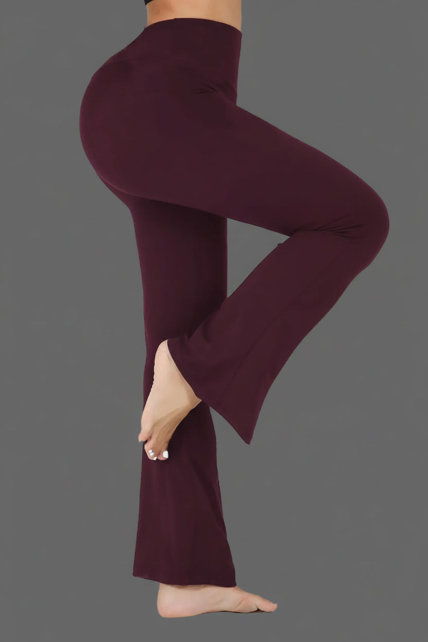 Pantalon Évasé Yoga Taille Haute Femme | MDN Store