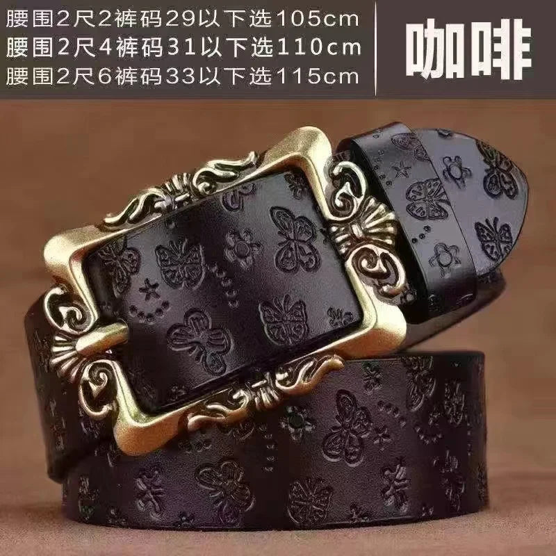 Ceinture Large Cuir Femme Retro Style Coreen | MDN Store 25