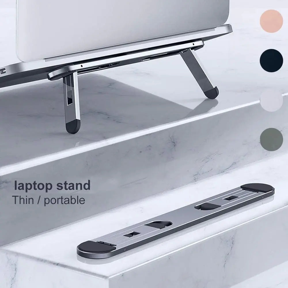 Support Invisible Laptop Rehausseur Pliable Ergonomique | MDN