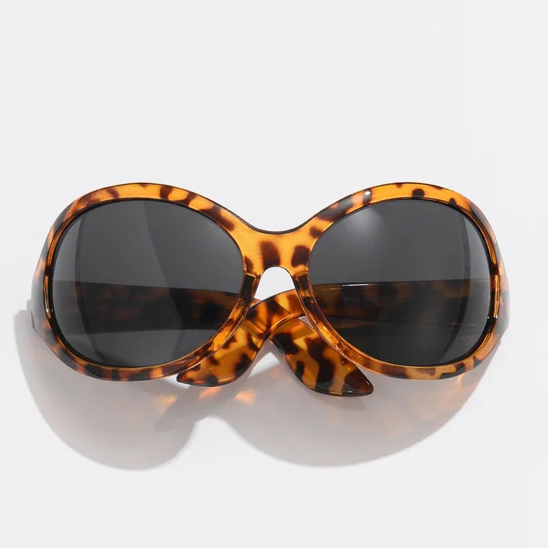 Lunettes de Soleil Style Années 2000 Punk Ovales UV400 | MDN Store