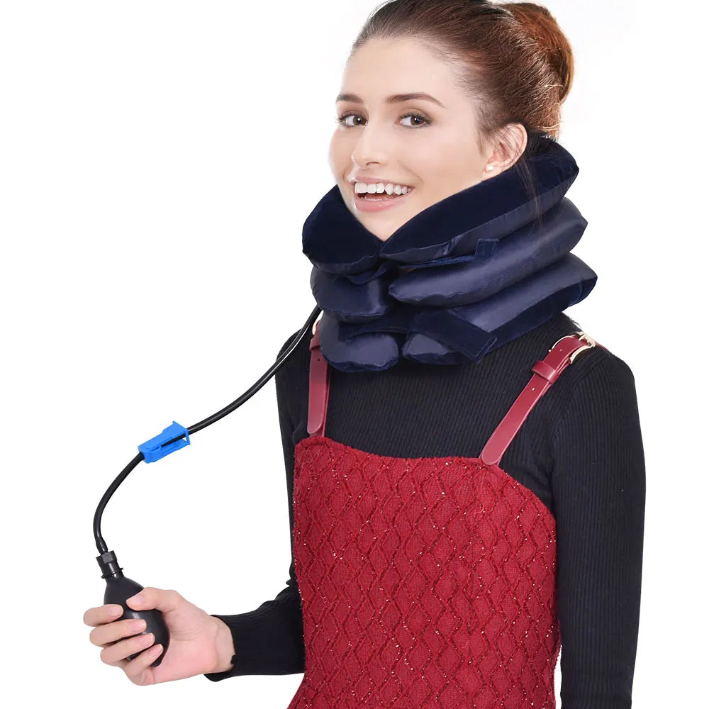 Collier Cervical Gonflable Traction Cou Soulagement Douleur | MDN Store 25