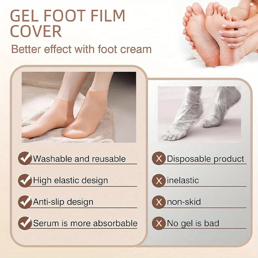 Chaussettes Hydratantes Silicone - Pieds Secs & Talons Craquelés Femme | MDN Store 25