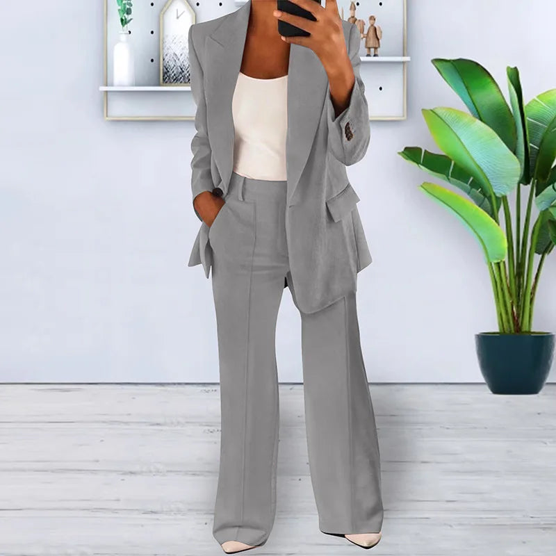 Ensemble Tailleur Pantalon Blazer Noir | MDN Store