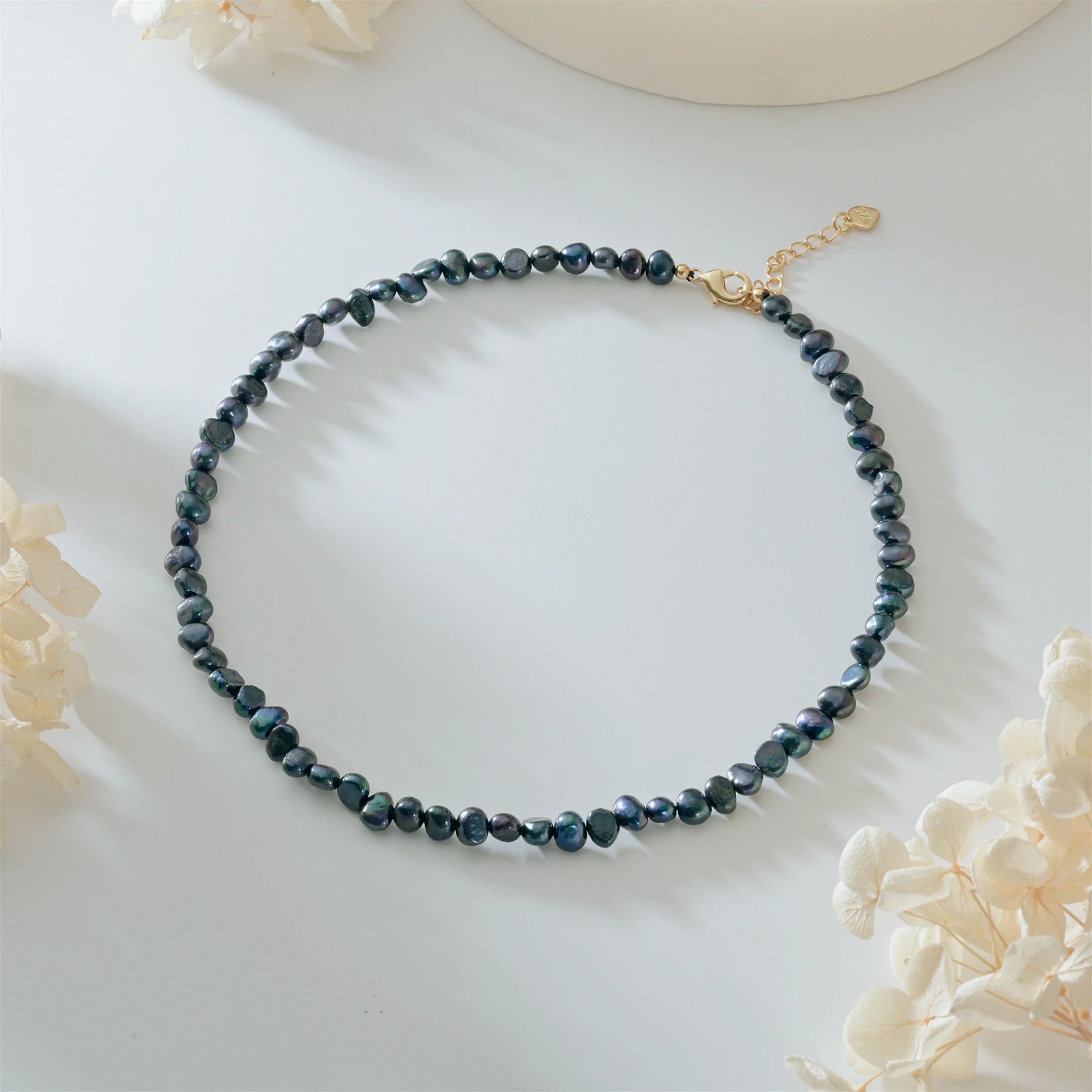 Collier Perles Baroques Naturelles Eau Douce Choker Femme | MDN Store