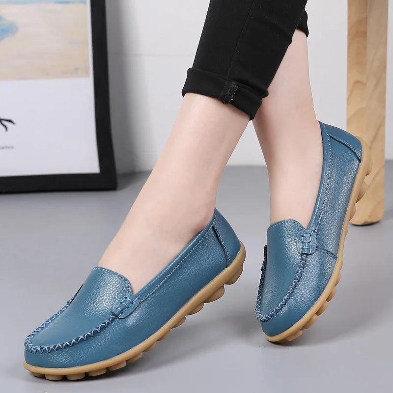 Chaussures Cuir Confort Slip-On Respirantes | MDN Store