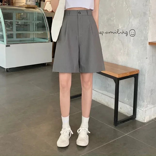 Short Femme Taille Basse Large Style Coréen | MDN