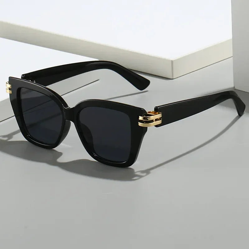 Lunettes Soleil Carré Vintage Rivet | MDN Store