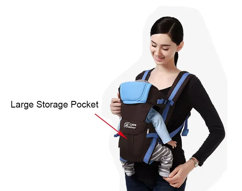 Porte-Bébé Ergonomique 4-en-1 Ajustable Nouveau-né Bambin | MDN Store