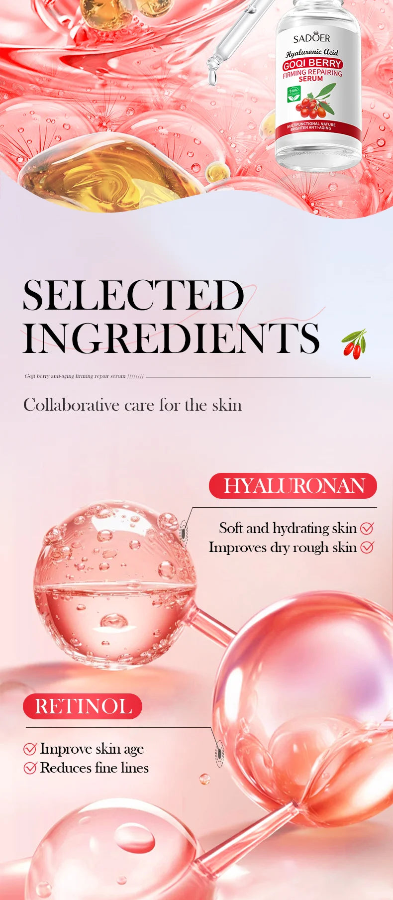 Sérum Visage Niacinamide Anti-Taches Éclaircissant Hydratant | MDN Store
