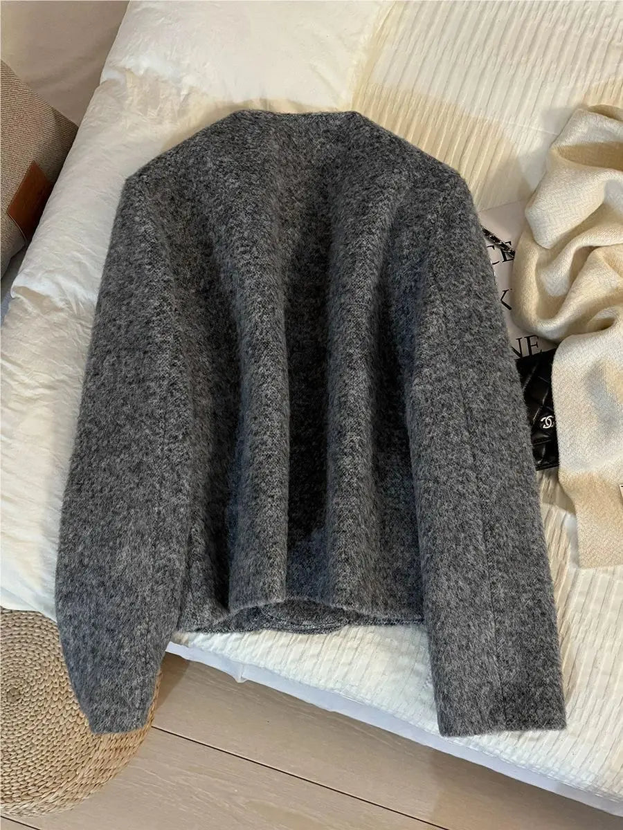 Manteau Double Boutonnage Motif Géométrique | MDN Store