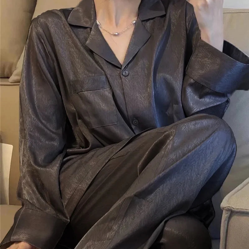 Pyjama Soie Glacée Satin Luxe | MDN Store