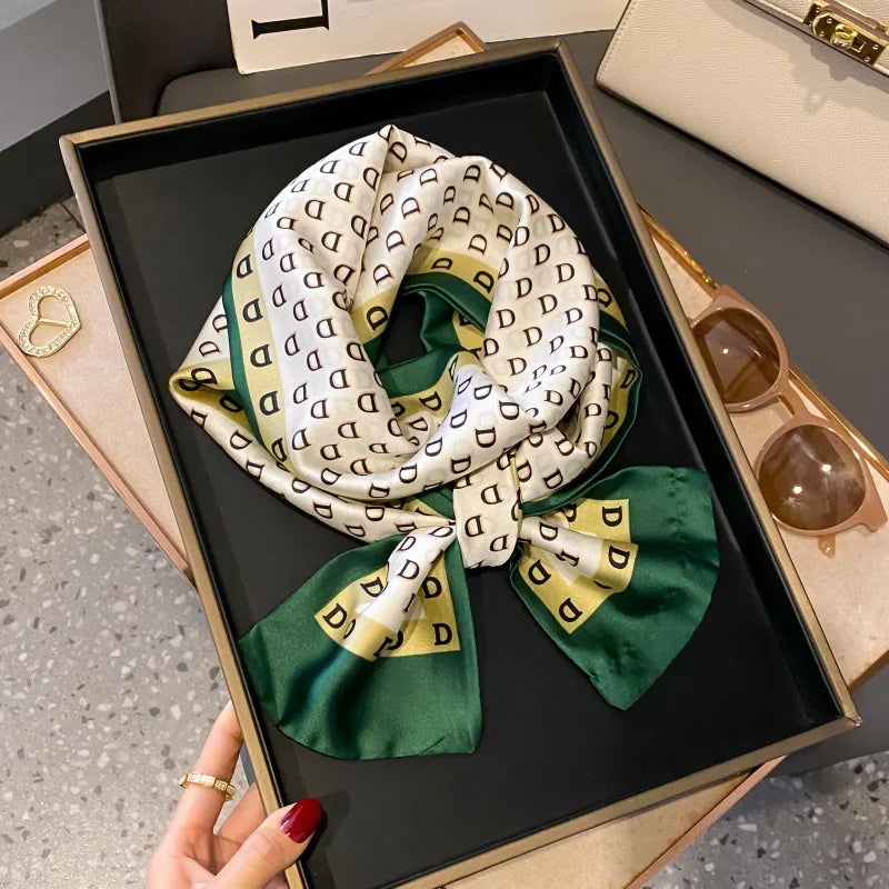 Foulard Soie Long Étroit Femme Cravate | MDN Store