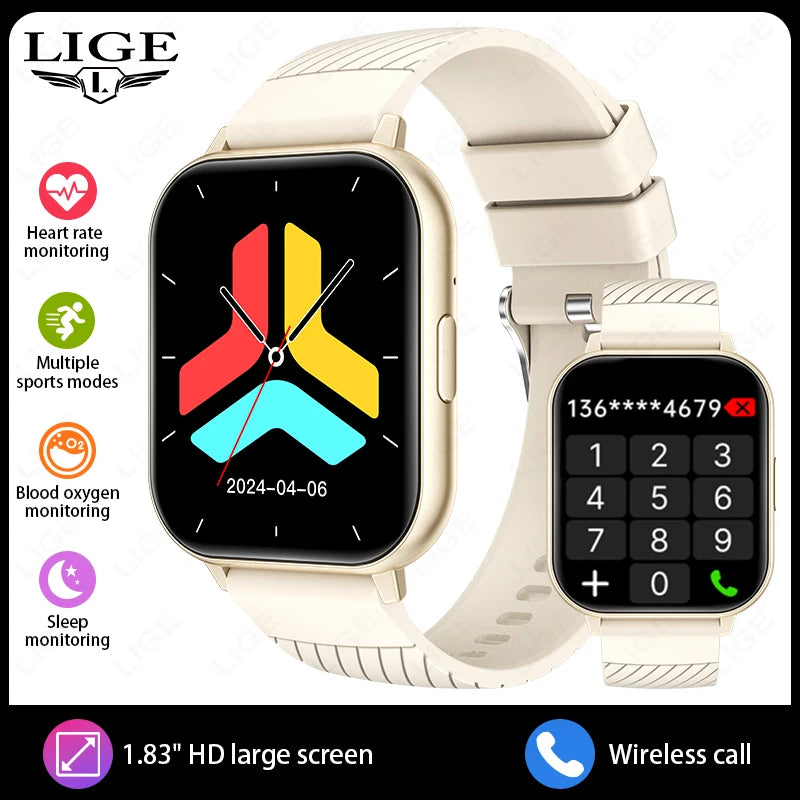 Montre Connectée Femme LIGE Tactile Personnalisable | MDN Store