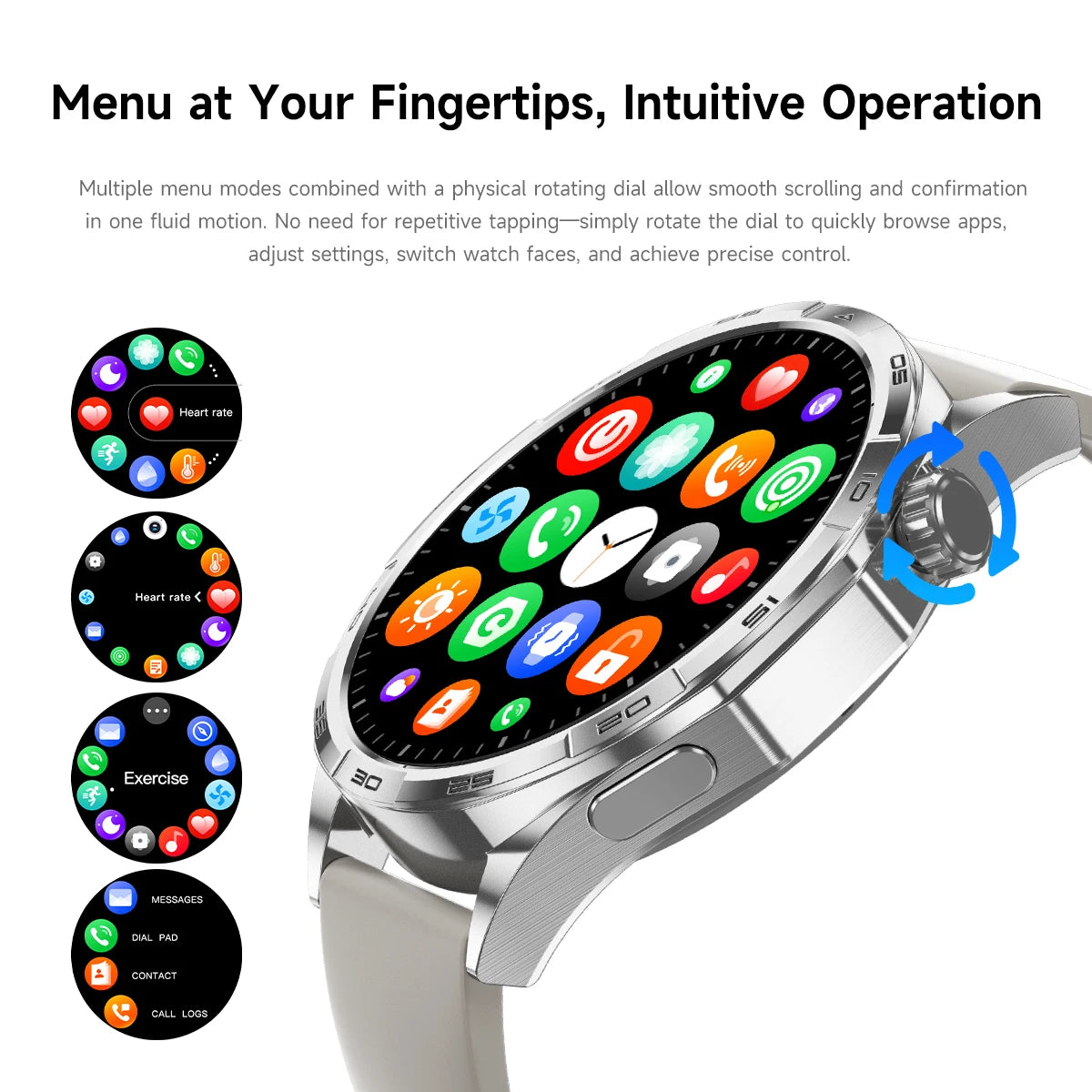 Montre Connectée GPS 1.5" NFC Boussole IP68 | MDN Store