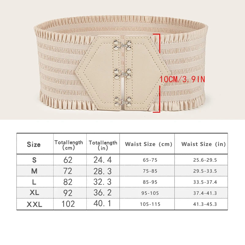 Ceinture Large Triple Boucle Volants | MDN Store