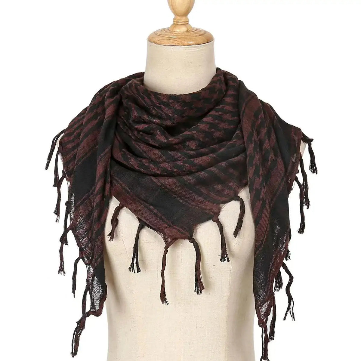 Foulard carré en polyester motif cachemire | MDN Store 25