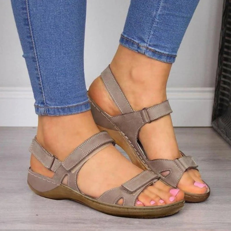 Sandales Plates Cuir Confort Respirantes Été | MDN Store