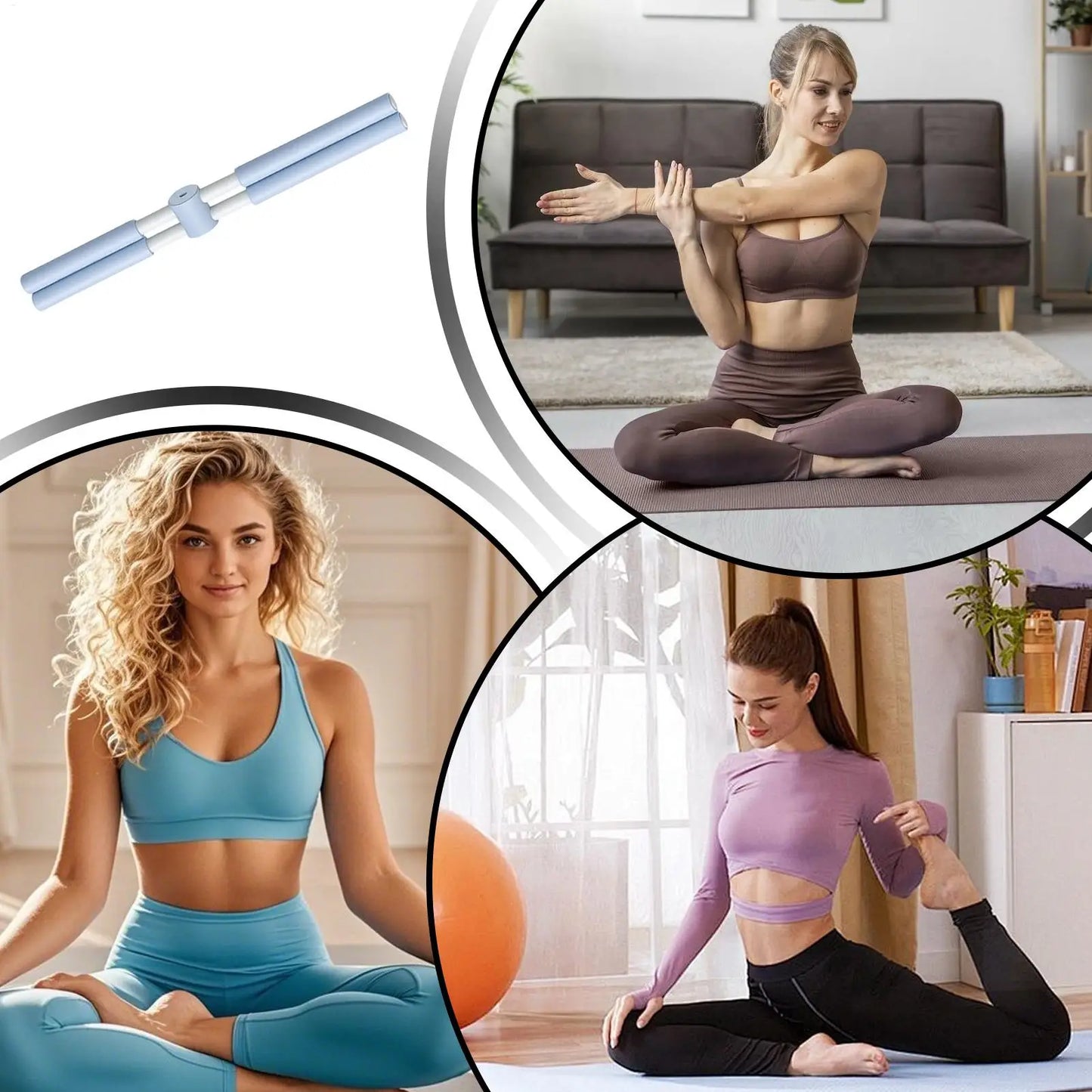 Barre Correction Posture Yoga Stretching Mobilité Fitness | MDN