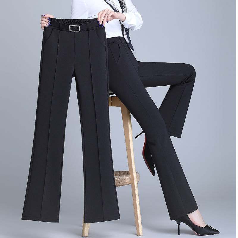 Pantalon Évasé Taille Haute Diamants | MDN Store