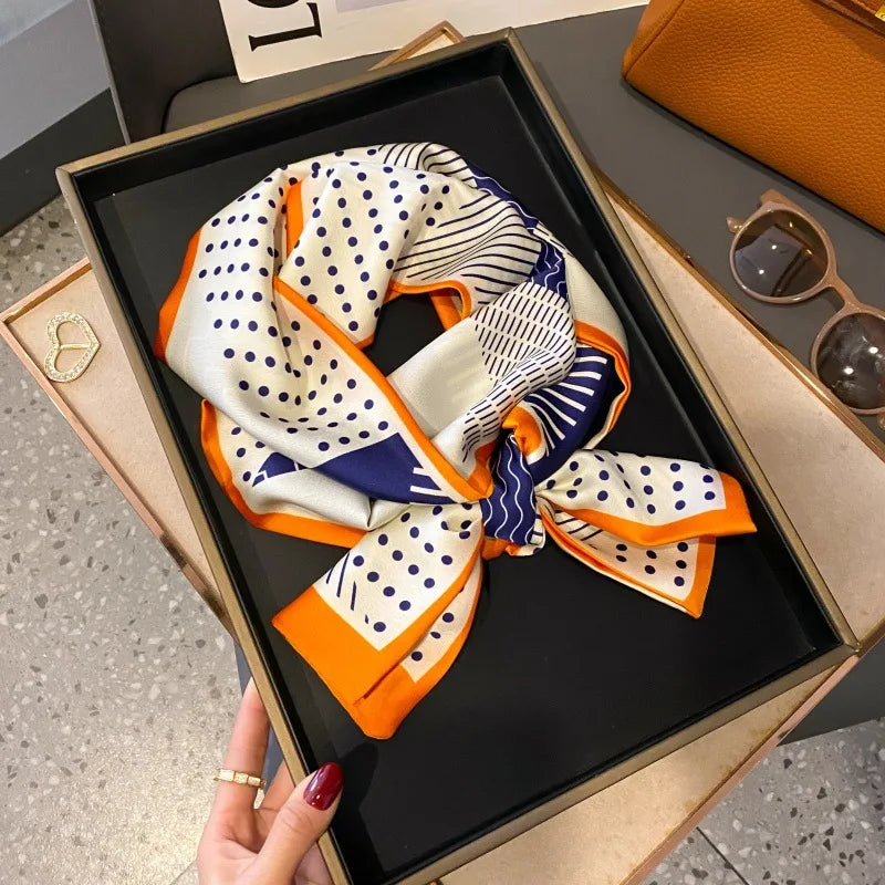 Foulard Soie Long Étroit Femme Cravate | MDN Store