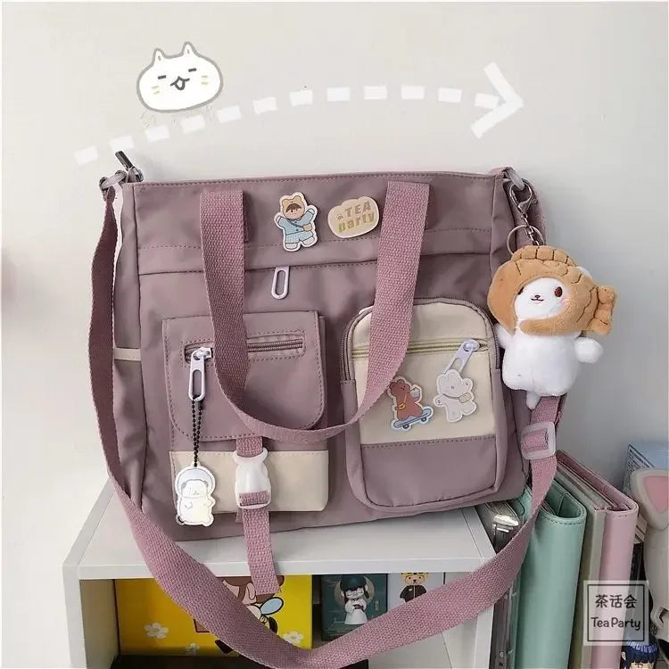 Sac Femme Imperméable Toile Grande Capacité Bandoulière | MDN Store