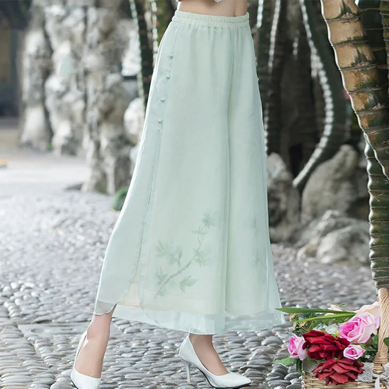 Pantalon Large Imprimé Ethnique Femme | MDN Store