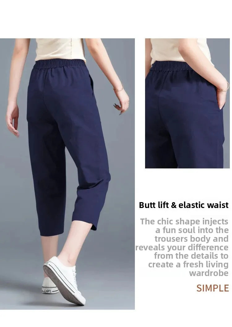 Pantacourt Large Soie Glacée Été Femme | MDN Store