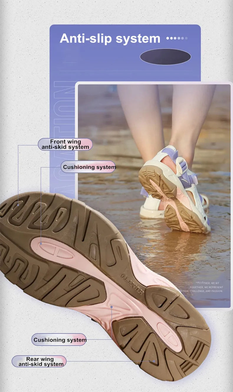 Sandales Randonnée Aquatiques Femme HUMTTO | MDN