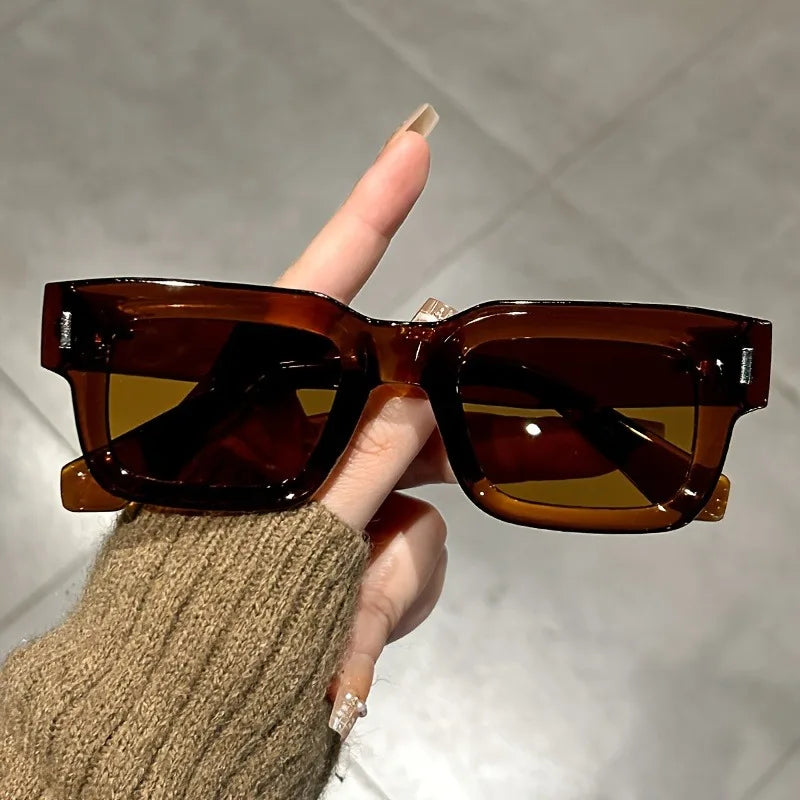 Lunettes Soleil Rectangle Léopard | MDN Store