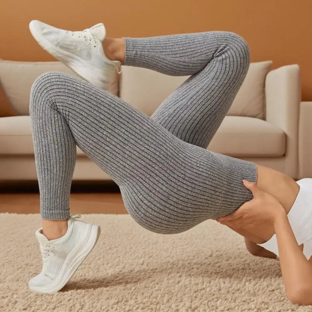 Legging Sport Femme Sans Coutures Yoga Taille Haute Gainant | MDN Store