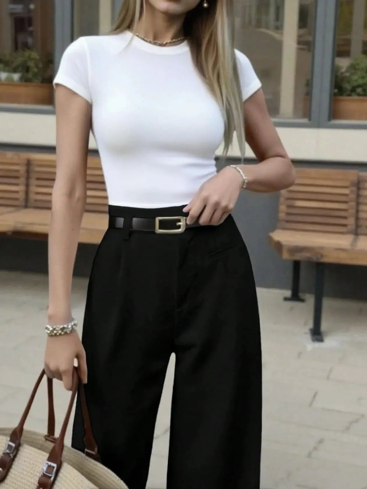 Pantalon Femme Sport Élégant - Casual Polyvalent Automne Hiver | MDN