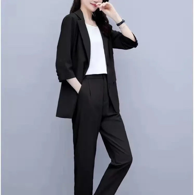 Ensemble Grande Taille Chemise Blanche Noir | MDN Store