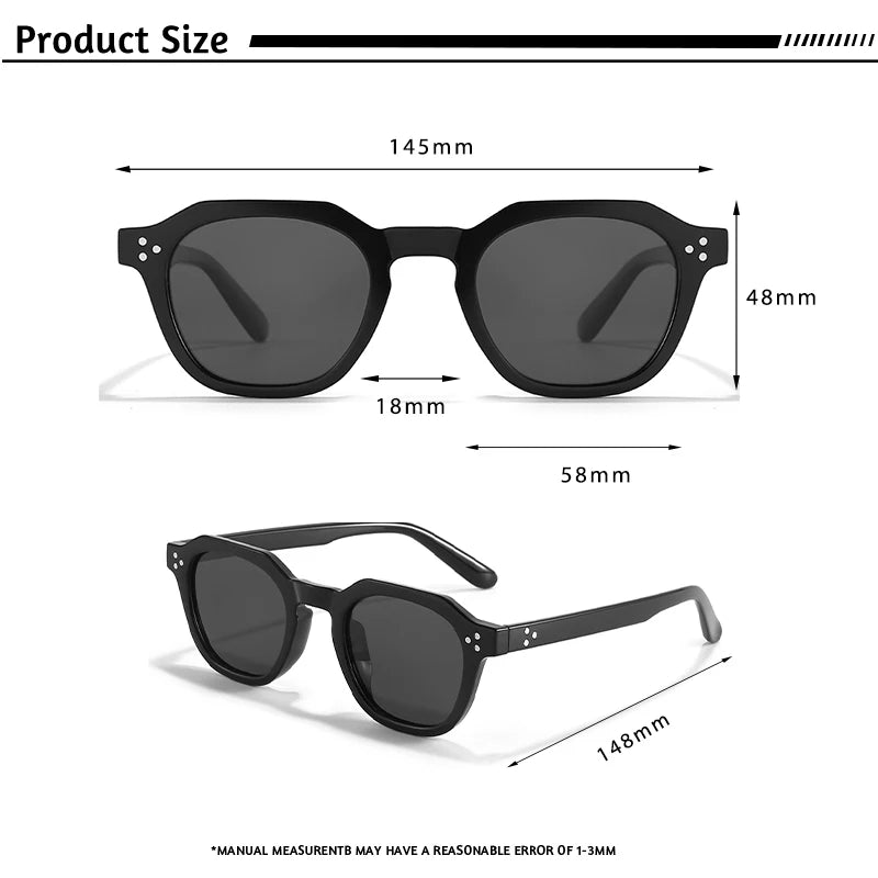 CATERSIDE Lunettes de Soleil Polarisées Rétro Femme Monture TR90 Ultra-Légère UV400 | MDN Store 25