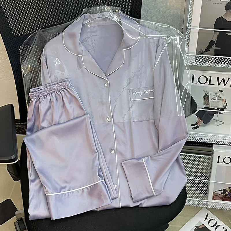 Pyjama Soie Glacée Satin Luxe | MDN Store