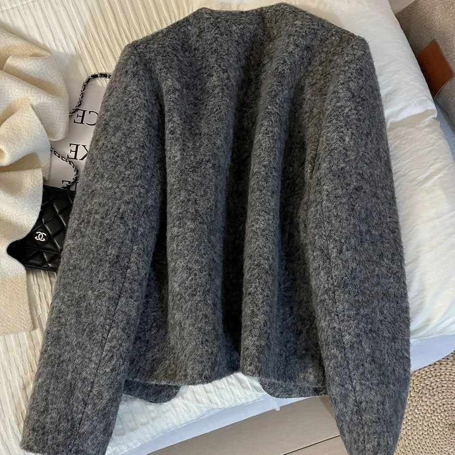 Veste Courte Grise Style Français | MDN Store