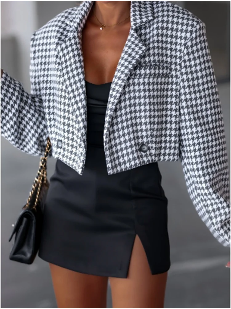 Jupe Courte Fendue Noire Casual Automne - MDN Store