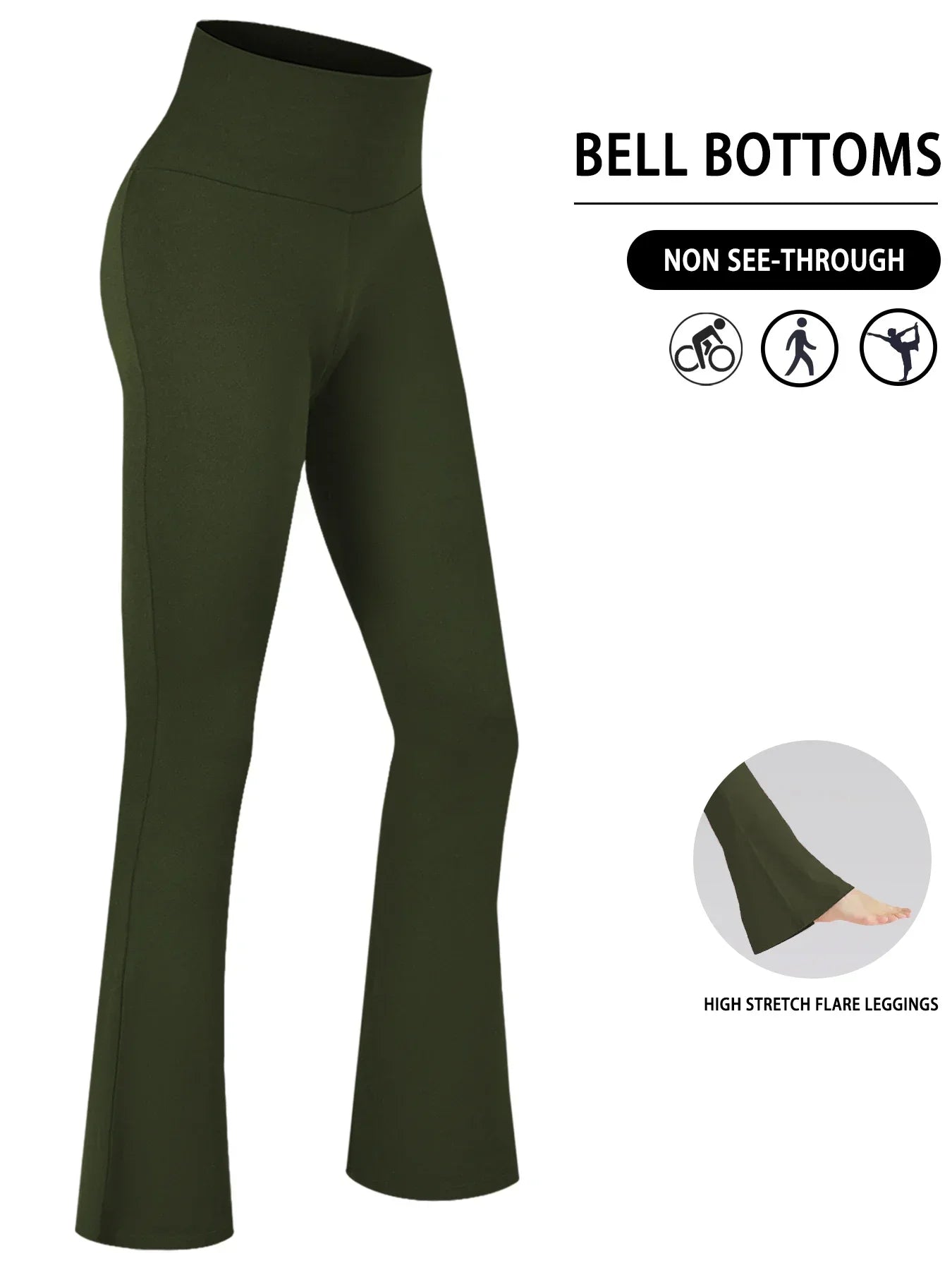 Pantalon Évasé Pattes d'Éléphant Yoga | MDN Store