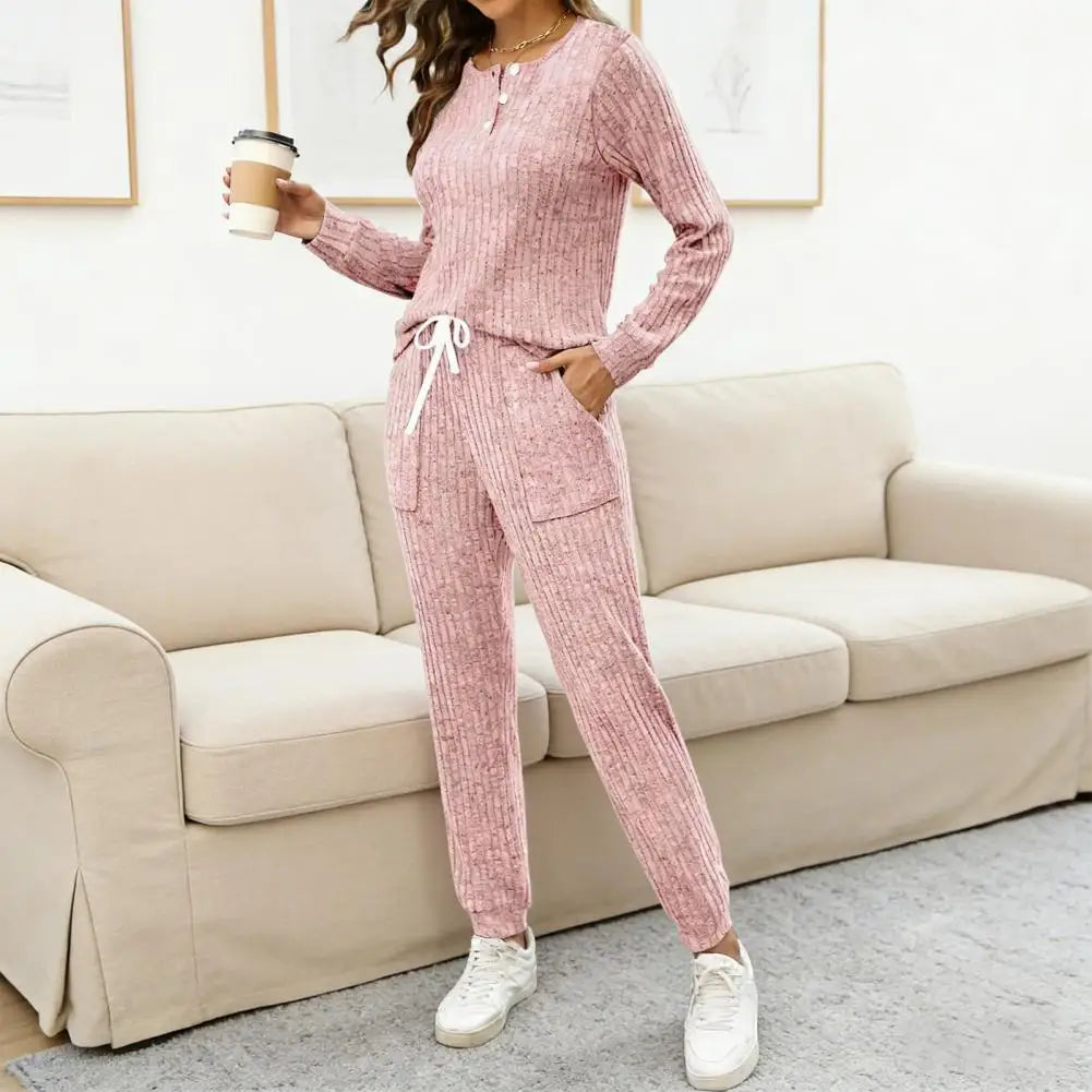 Ensemble Pyjama Femme Côtelé Confort | MDN Store