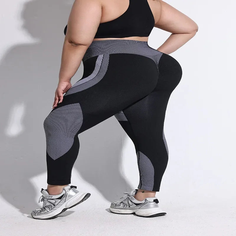 Legging Femme Grande Taille Sans Couture | MDN Store
