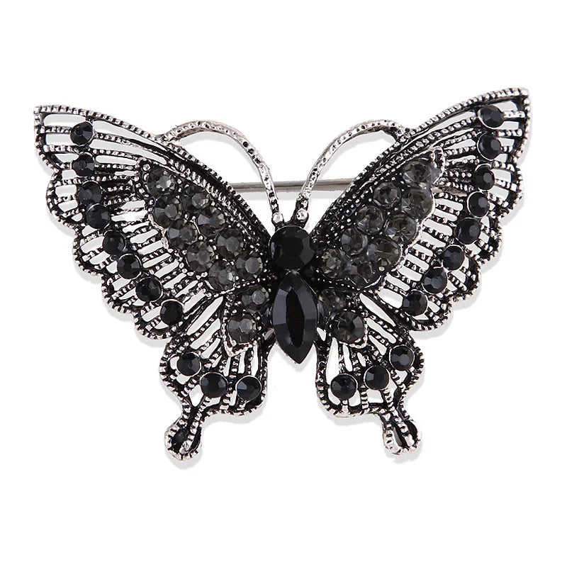 Broche Papillon Baroque Vintage Pin Badge Élégant | MDN