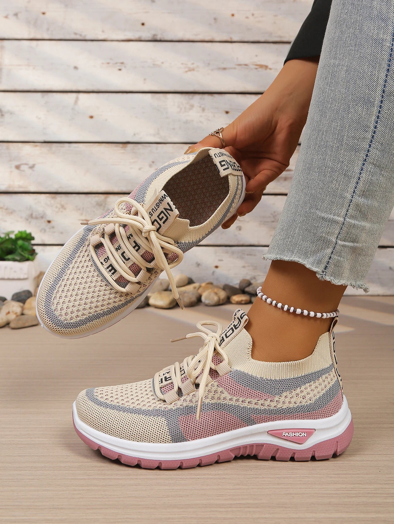 Baskets Bicolores Décontractées Femme Été | MDN Store 25