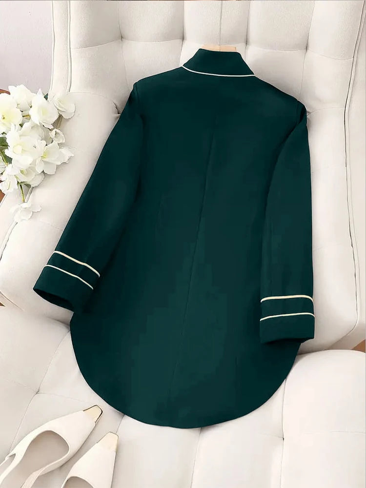Veste Blazer Col Montant Élégante | MDN Store