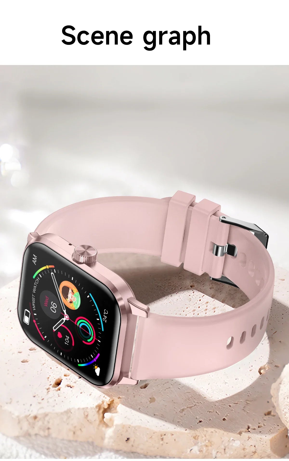 Montre Connectée Ultra-Fine 1.99" Appels Bluetooth GPS | MDN Store